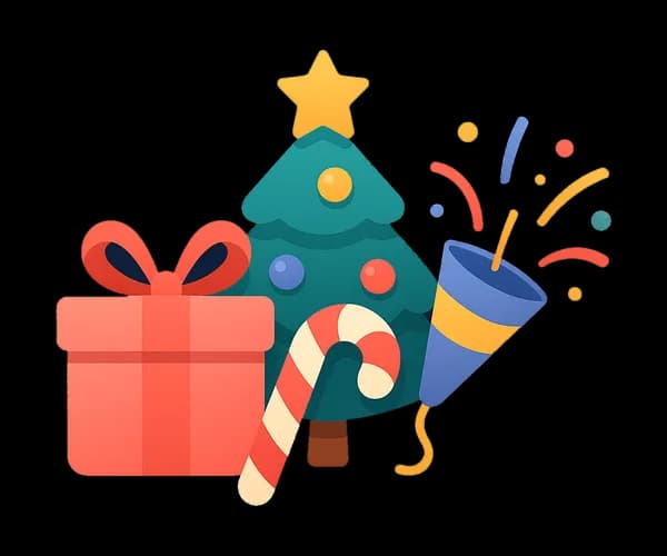Holiday Party pack illustration